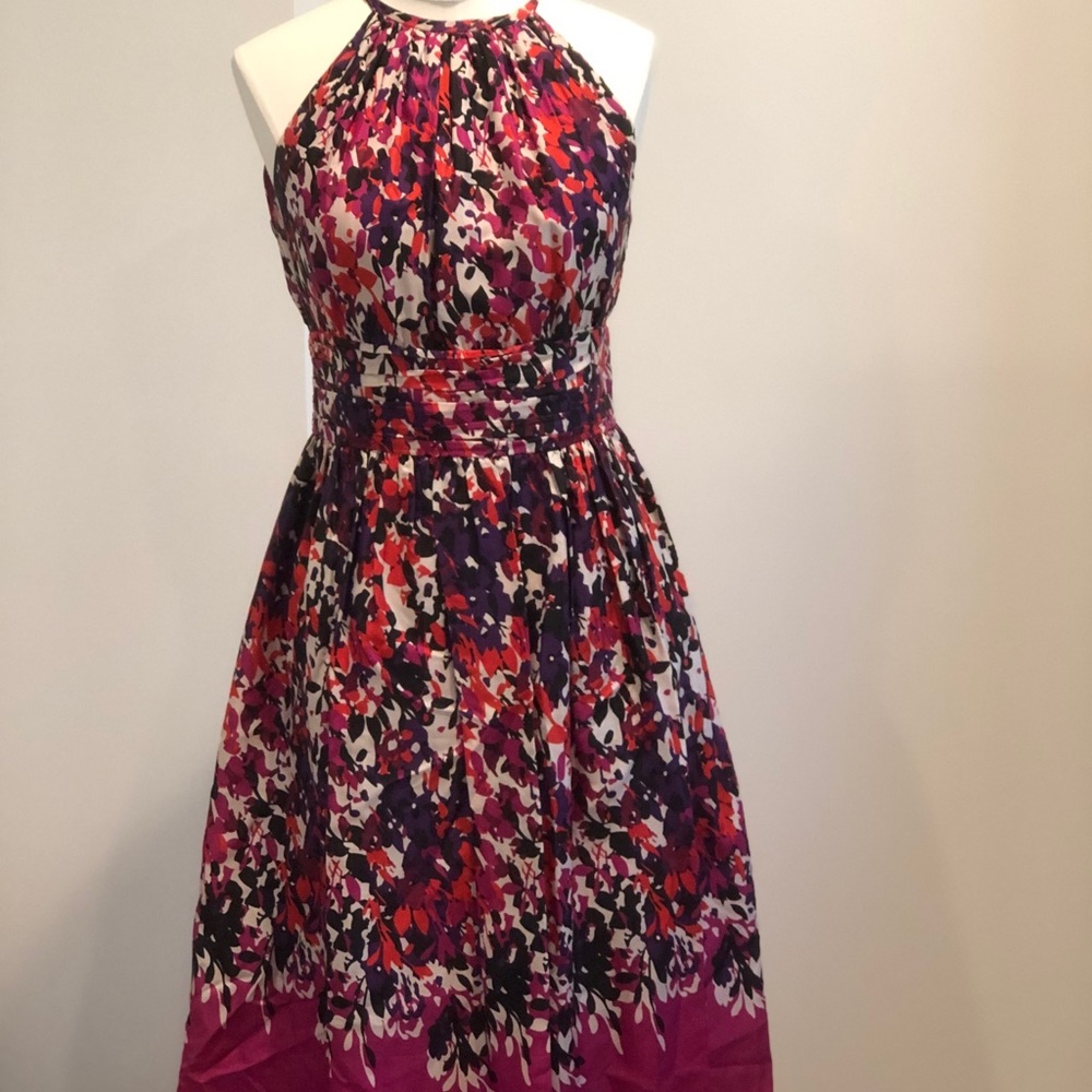 Kristin Davis floral dress